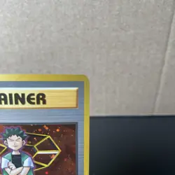 Brock Trainer Holo City Gym Decks Japanese Pokemon Card MP Card - Image 2