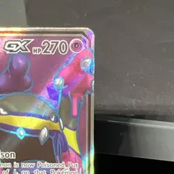 Pokemon Muk & Alolan Muk GX TAG TEAM Holo 196/214 Sm-Unbroken Bonds Card - Image 3