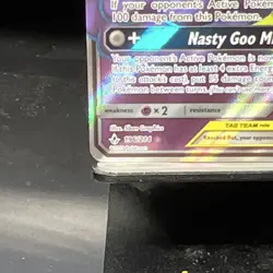 Pokemon Muk & Alolan Muk GX TAG TEAM Holo 196/214 Sm-Unbroken Bonds Card - Image 5