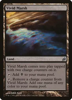 Vivid Marsh Lorwyn PLD Land Uncommon MAGIC THE GATHERING MTG CARD ABUGames - Image 1