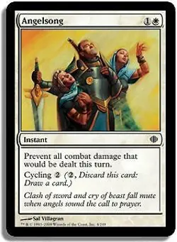 Angelsong FOIL Shards of Alara PLD White Common MAGIC GATHERING CARD ABUGames - Image 1