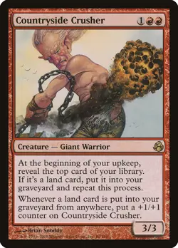Countryside Crusher Morningtide HEAVILY PLD Red Rare MAGIC MTG CARD ABUGames - Image 1
