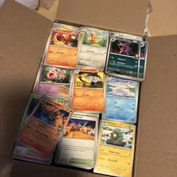 Bulk Lot 17 Lb 4000+ Pokemon Cards SV Era Mega Evolution Era C/U Silver Border - Image 2