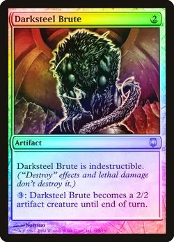 Darksteel Brute FOIL Darksteel PLD Artifact Uncommon MAGIC MTG CARD ABUGames - Image 1