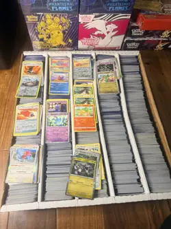 3,000 Pokemon Card Bulk Lot Common Uncommon & Holo Cards Randomized Years - Image 1
