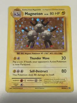 Magneton 38/108 Evolutions Holo Rare Pokemon Card - LP - Image 1