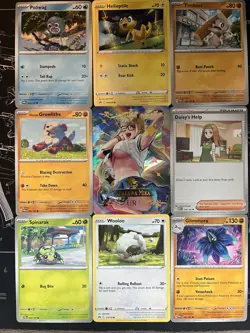Rare Sexy Anime Waifu Card and 8 pokemon cards - Image 1