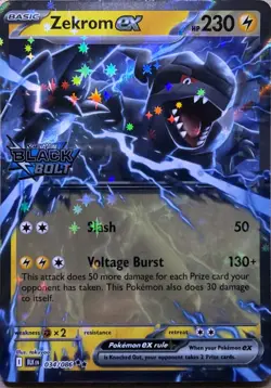 Zekrom ex (Black Bolt Stamped) Holo Double Rare Miscellaneous Cards & Products 0 - Image 1