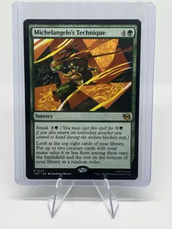 Michelangelo's Technique Teenage Mutant Ninja Turtles Rare - Image 1