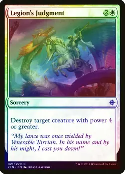 Legion's Judgment FOIL Ixalan NM White Common MAGIC GATHERING CARD ABUGames - Image 1