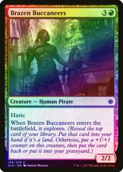 Brazen Buccaneers FOIL Ixalan NM Red Common MAGIC THE GATHERING CARD ABUGames - Image 1