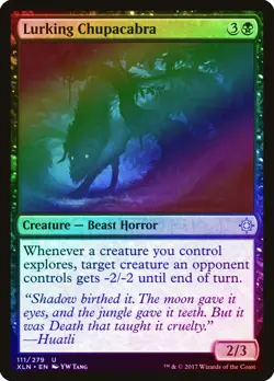 Lurking Chupacabra FOIL Ixalan NM Black Uncommon MAGIC GATHERING CARD ABUGames - Image 1