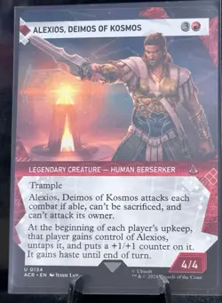 Alexios, Deimos of Kosmos #134 - Assassin's Creed (ACR) MTG Reg NM - Image 1