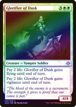 Glorifier of Dusk FOIL Ixalan NM White Uncommon MAGIC GATHERING CARD ABUGames - Image 1
