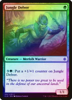 Jungle Delver FOIL Ixalan NM Green Common MAGIC THE GATHERING CARD ABUGames - Image 1