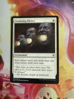 Deafening Silence (REGULAR) x1 - MTG Throne of Eldraine ELD #10 - Image 1