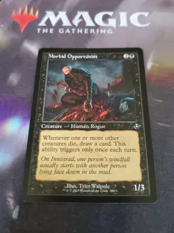 Mtg. Morbid Opportunist. Retro Frame. Innistrad Remastered. Pack Fresh - Image 1