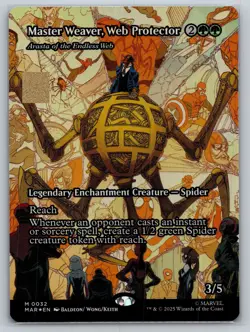 Master Weaver, Web Protector (Borderless Foil) Marvel Universe Eternal-Legal - Image 1