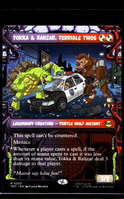 MTG Magic the Gathering TMT TMNT Mutant Turtles 252 Tokka & Rahzar Terrible Twos - Image 1