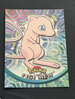 Pokemon Topps 2000 Pokemon Mew #151 TV Animation Series 3 Blue Label Non-Holo - Image 1