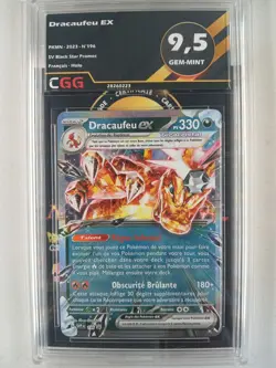 Carte Pokemon FR Dracaufeu ex (SVP 196) SV Black Star Promos CGG 9,5 28260223 - Image 1
