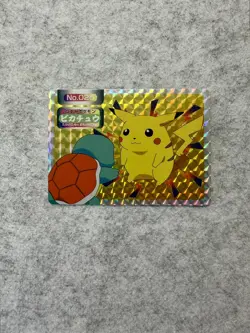Pokemon Carte Pikachu 025 Topsun Nintendo Jap Holo Prism F6274 Carapuce Squirtle - Image 1