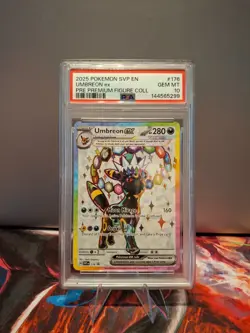 2025 Pokemon Umbreon ex SVP 176 Black Star Promo English PSA 10 GEM MT - Image 1