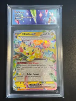 Carte Pokemon Pikachu ex Collect Aura 9 057/191 Etincelles Deferlantes FR - Image 1