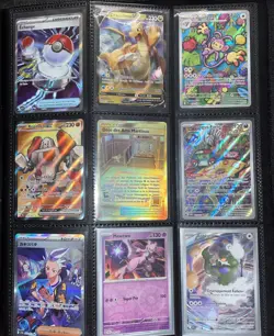 Lot 9 cartes Pokemon FR -Mix ar Fa - Etat variable TBE (J3) (1jap) - Image 1