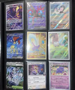 Lot 9 cartes Pokemon FR - AR Mix - Etat variable TBE (J2) - Image 1