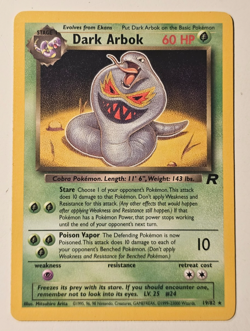Pokemon Dark Arbok / Dunkles Arbok 19/82 - Team Rocket - Englisch - NM - Image 1
