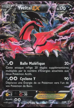 Carte Pokemon Yveltal-EX XY08 Promo XY Francais - Image 1