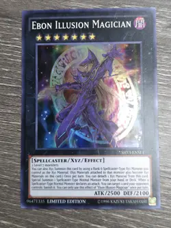 Yugioh Tcg Ebon Illusion Magician SHVI-ENSE1 Super Rare Limited Ed NM - Image 1