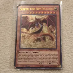 Konami Slifer the Sky Dragon Effect Divine-Beast 1st Edition MVP1-EN057 - Image 1