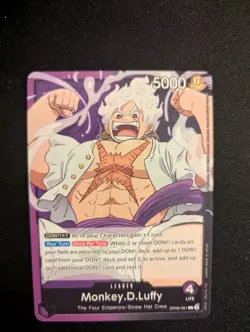 One Piece TCG Monkey D Luffy OP09-061 Emperors in the New World Leader - Image 1