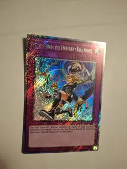 Yugioh Return From the Different Dimension Platinum Secret Rare RA03 - Image 2