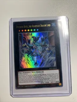 Yugioh Poseidra Abyss, The Atlantean Dragon Lord 25LP-EN012 Emblazoned UltraRare - Image 1
