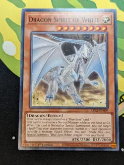 Dragon Spirit of White - LDS2-EN009 - Common - Yugioh - LP - Image 1