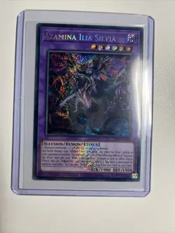 Yugioh Azamina Ilia Silvia 25LP-EN010 Emblazoned Secret Rare - Image 1