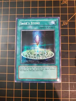 Sage's Stone ROD-EN003 Secret Rare YuGiOh! TCG Near Mint With Top Loader - Image 2