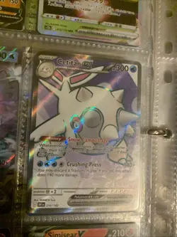 Pokemon TCG Cetitan EX Full Art Ultra Rare Holo Card 210/182 Destined Rivals - Image 1