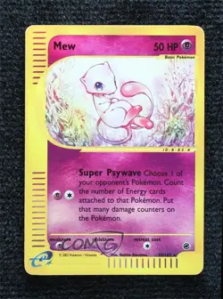 Mew Pokemon e-Card Series Expedition #55 2002 - Image 1
