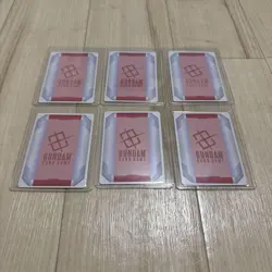 Gundam Card Game Promo Resources Hiiro Yui Wing Gundam 6 Cards - Image 2