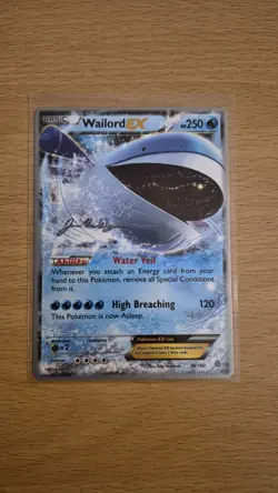 Pokemon TCG Primal Clash Wailord EX World Championship 2015 Card 38/160 - Image 1