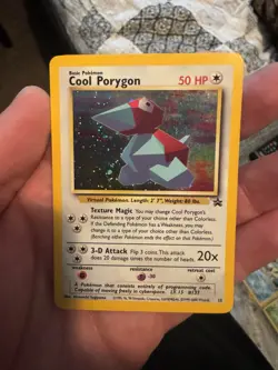 Pokemon TCG Cool Porygon 15/53 WOTC Promo Holo Card - Image 1