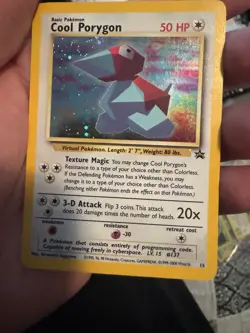 Pokemon TCG Cool Porygon 15/53 WOTC Promo Holo Card - Image 2