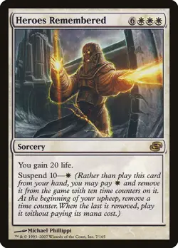 Heroes Remembered Planar Chaos NM White Rare MAGIC THE GATHERING CARD ABUGames - Image 1