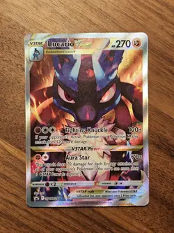 Lucario VSTAR SWSH291 SWSH: Sword & Shield Promo Cards Holo - Image 1