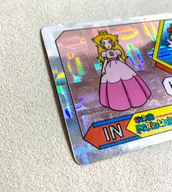 Super Mario World 1992 Banpresto No.35 Big Boo vs. Mario Holo Prism Card Japan - Image 3