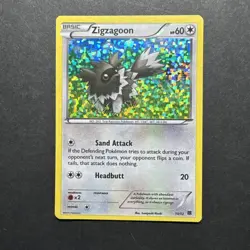 Pokemon Zigzagoon Promo Creature McDonald's 2015 011/012 60 HP Holo Card - Image 1